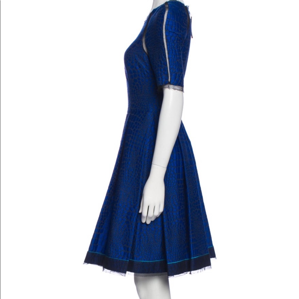 NWOT Jason Wu Crew Dress Blue Knee-Length Size2 Drop Waist.Feel like a princess - Picture 10 of 10